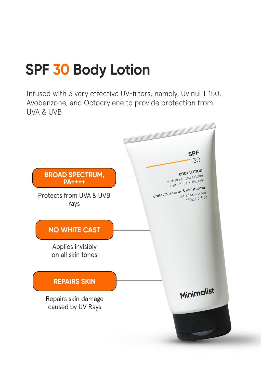 Minimalist SPF 30 Body Lotion