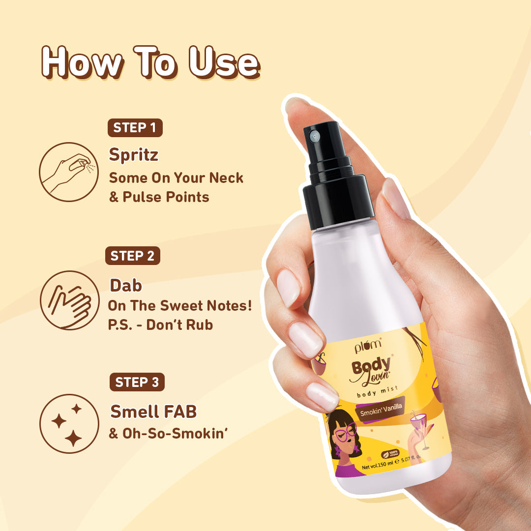 Plum Smokin' Vanilla Body Mist by Plum BodyLovin'