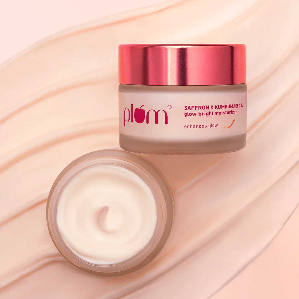 Plum Saffron & Kumkumadi Oil Glow Bright Moisturizer with SPF 35