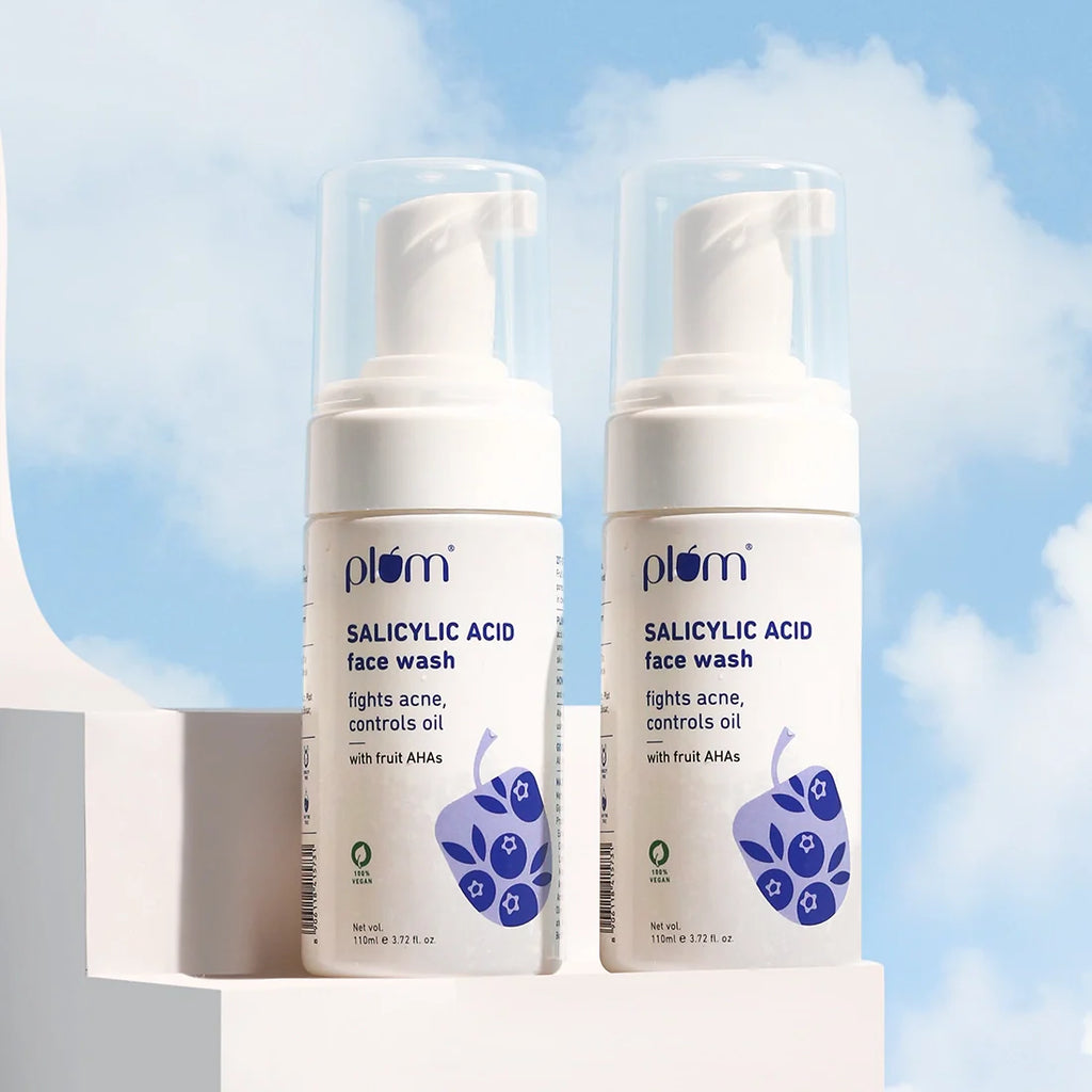 Plum 1% Encapsulated Salicylic Acid Foaming Face Wash for Acne