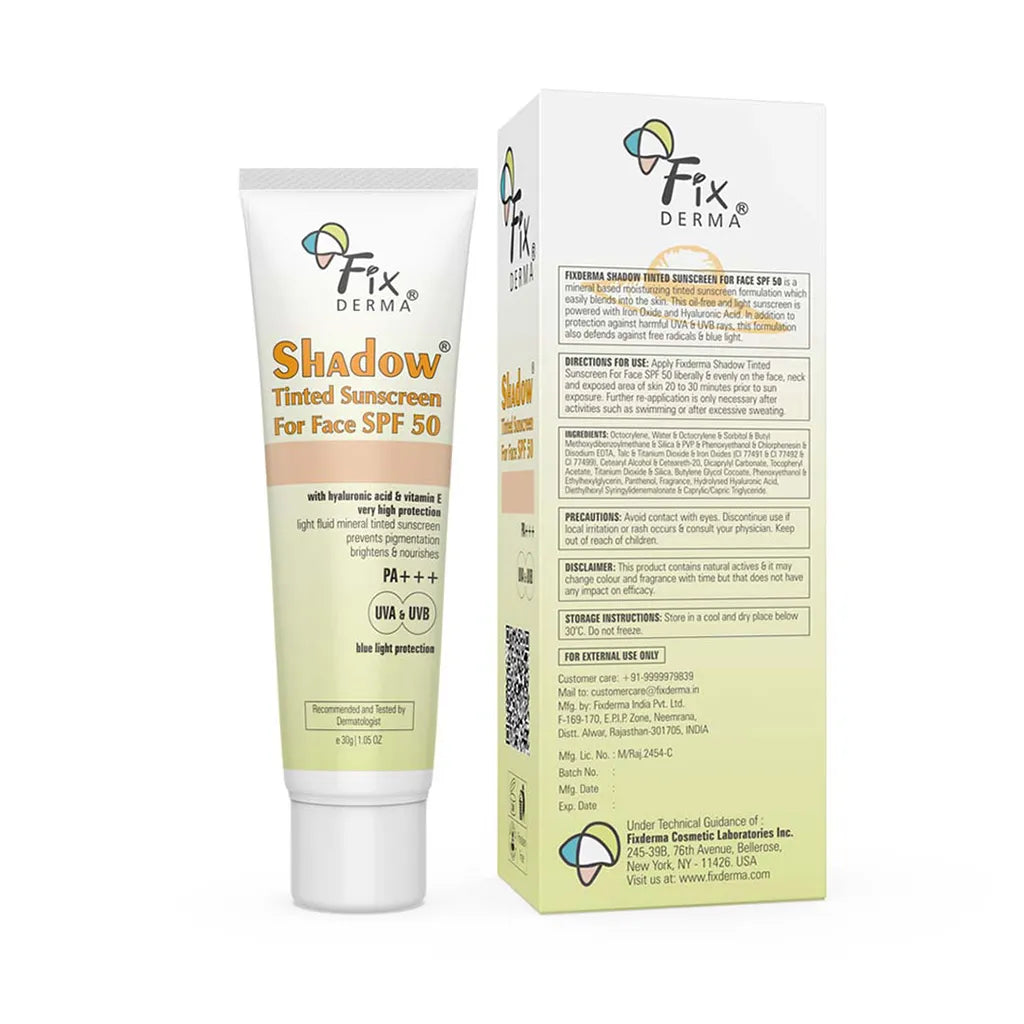 Fixderma Shadow SPF 50+ Tinted Sunscreen