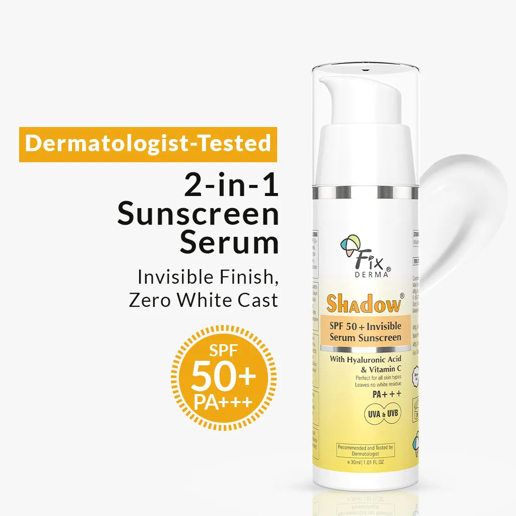 Fixderma Shadow SPF 50+ Invisible Serum Sunscreen