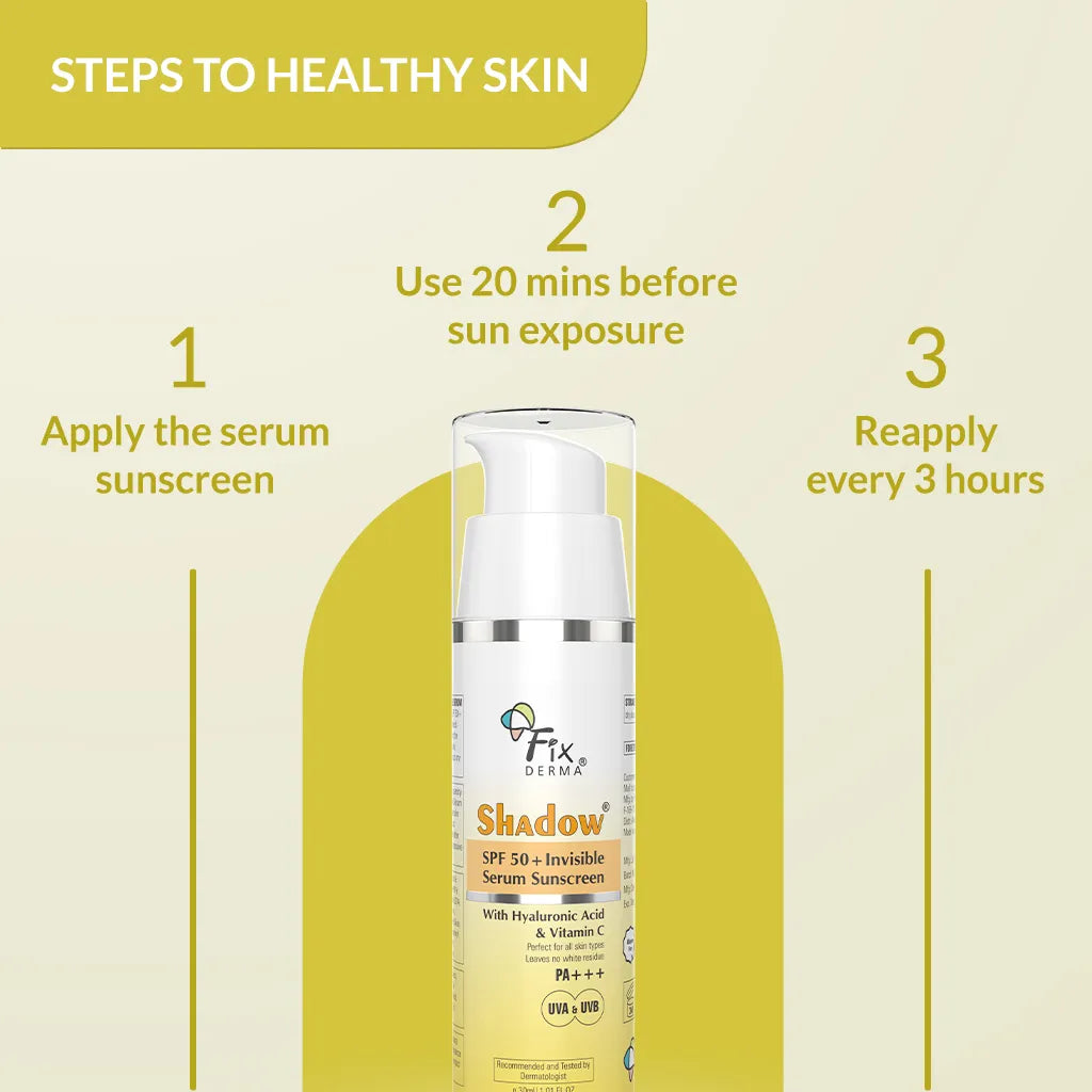 Fixderma Shadow SPF 50+ Invisible Serum Sunscreen