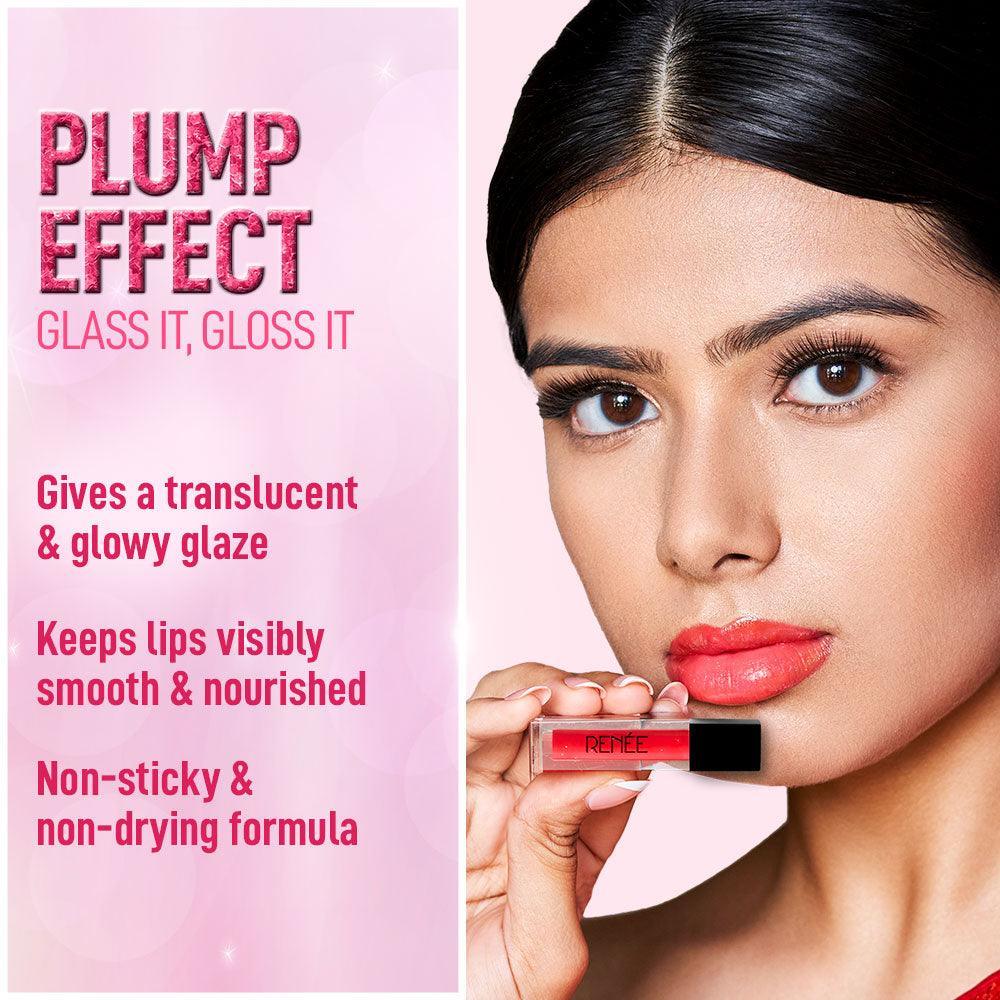 RENEE Shine Forever Lip Gloss Combo of 10, 1 ml each