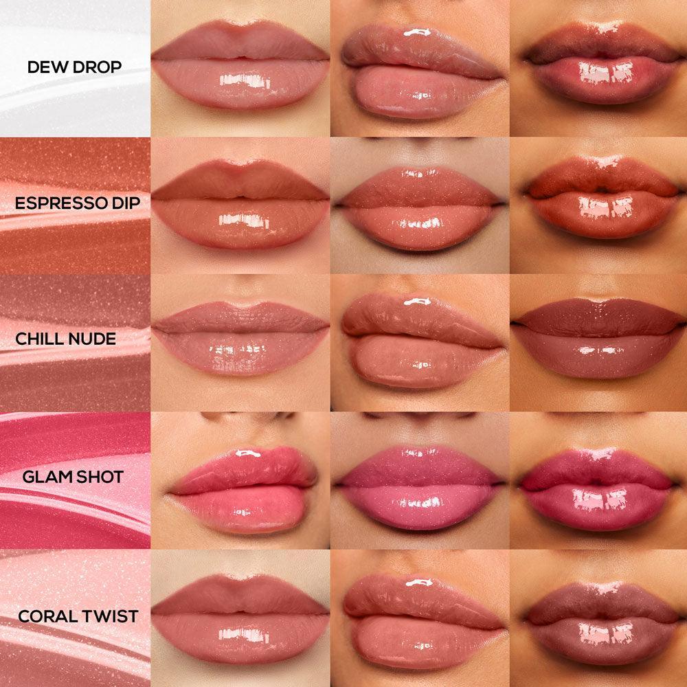RENEE Shine Forever Lip Gloss Combo of 10, 1 ml each