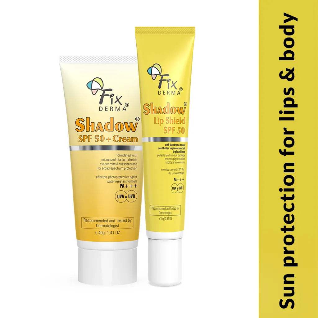 Fixderma Shadow Lip Shield SPF 50 + Shadow SPF 50 Cream