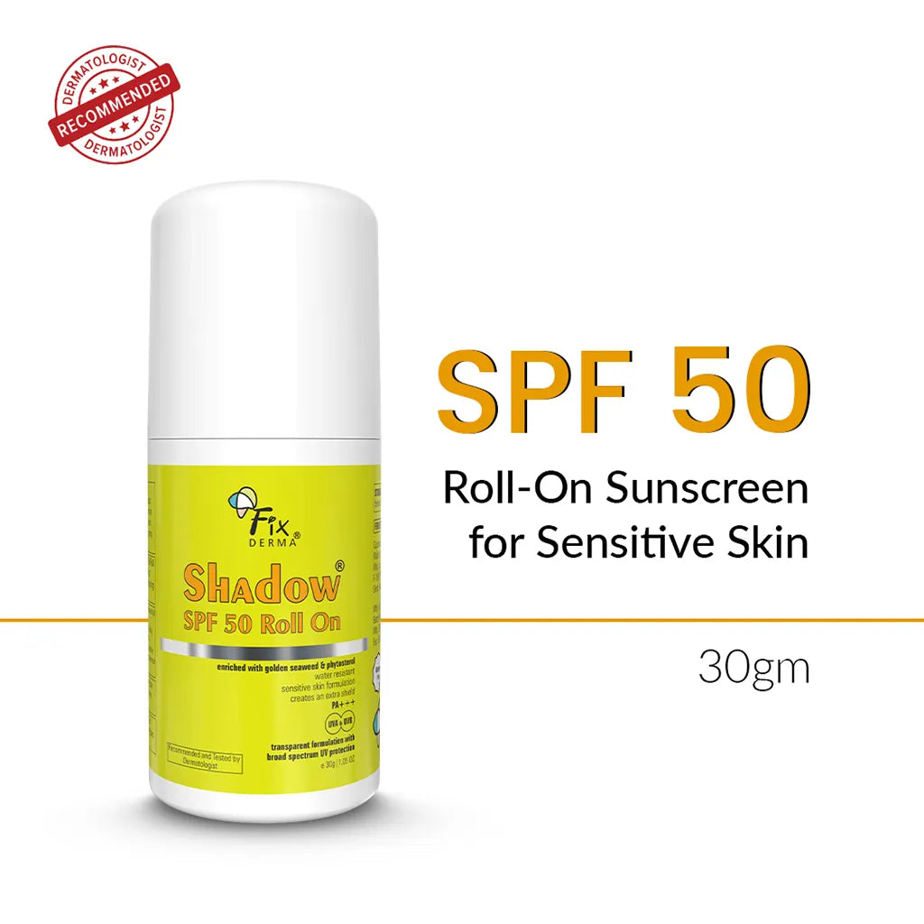 Fixderma Shadow SPF 50 Roll On Sunscreen