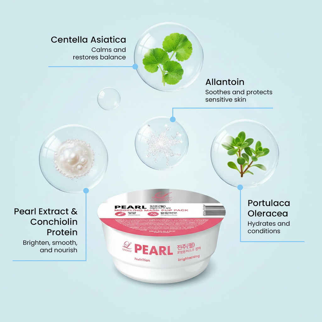Lindsay Modeling Mask Cup Pack Pearl 28g