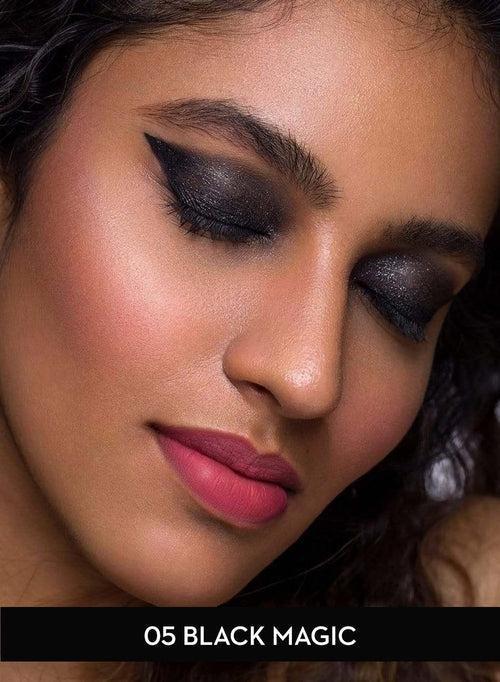 Sugar Stroke Of Genius Heavy-Duty Kohl - 05 Black Magic (Black With Silver Glitter)
