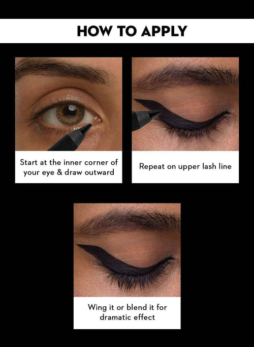 Sugar Stroke Of Genius Heavy-Duty Kohl - 05 Black Magic (Black With Silver Glitter)