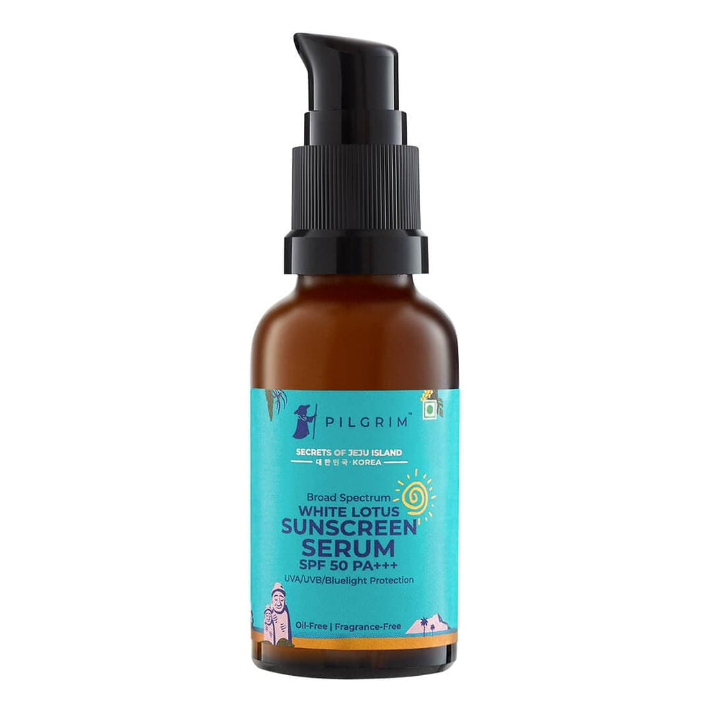 Pilgrim White Lotus Sunscreen Serum SPF 50 PA+++