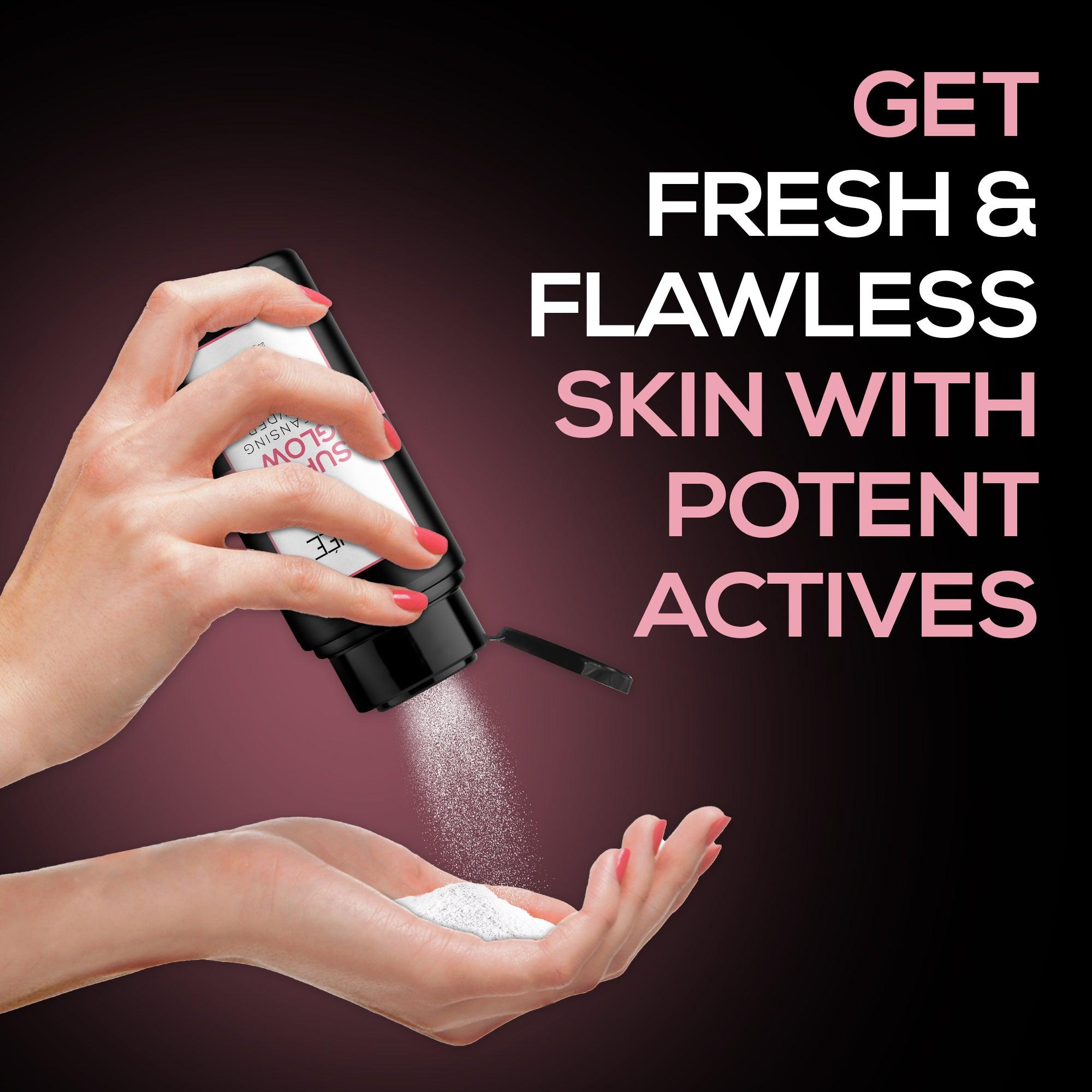 RENEE Super Glow Cleansing Powder with Acai berry & Vitamin E