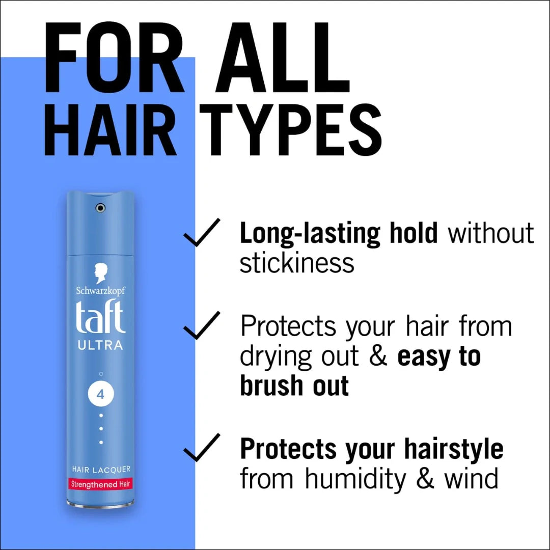 Schwarzkopf Taft Ultra Hair Lacquer Ultra Strong 4 (250ml)