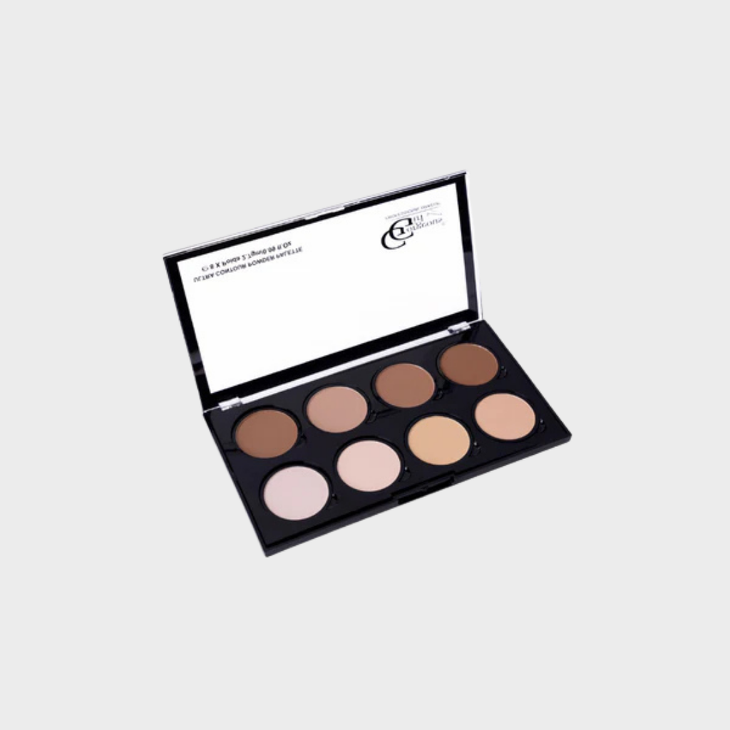Gorgeous Girl Ultra Contour and Highlighter Powder Face Palette for Makeup, 21.6g