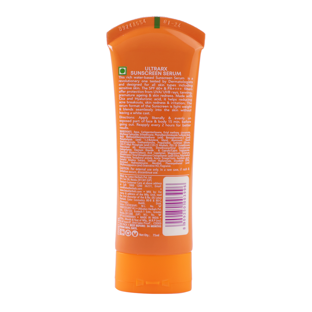 Lotus Safe Sun UltraRX Sunscreen Serum SPF 60 PA++++