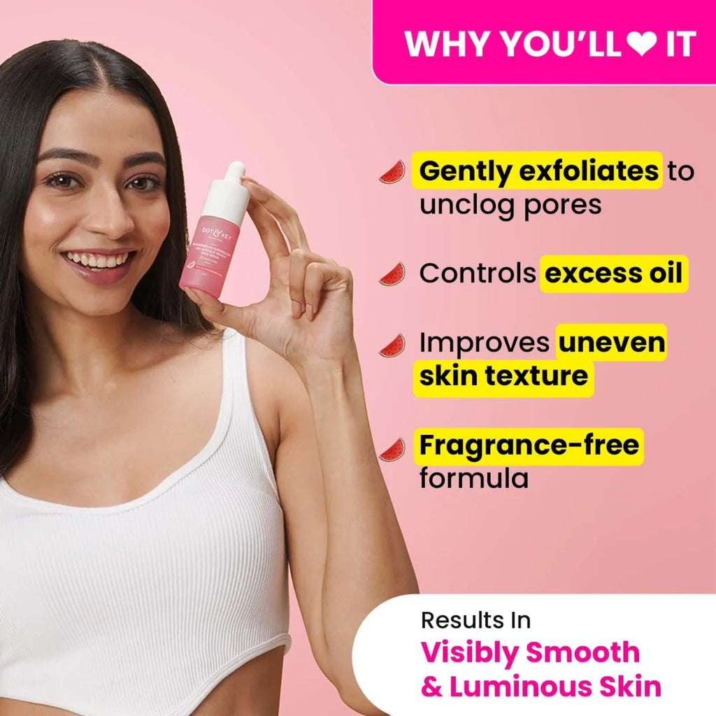 Dot & Key Watermelon 10% Glycolic Serum for Face Glowing,20 ml