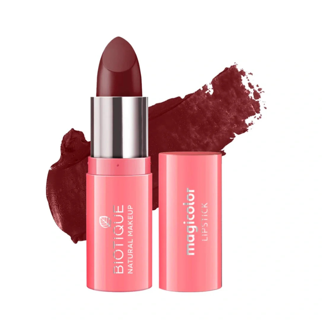 Biotique Natural Makeup Magicolor Lipstick, Barely There, 4g