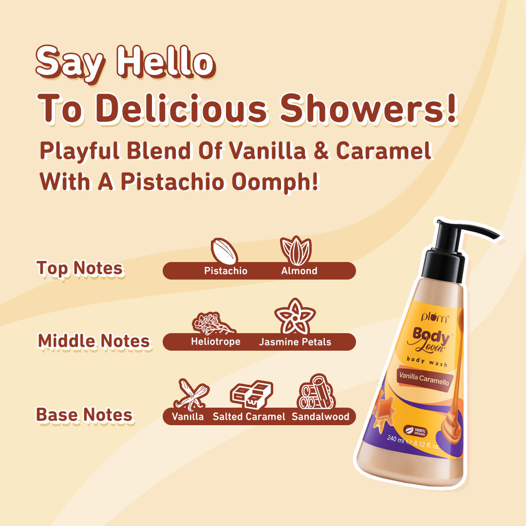 Plum Vanilla Caramello Body Wash by Plum Body Lovin'
