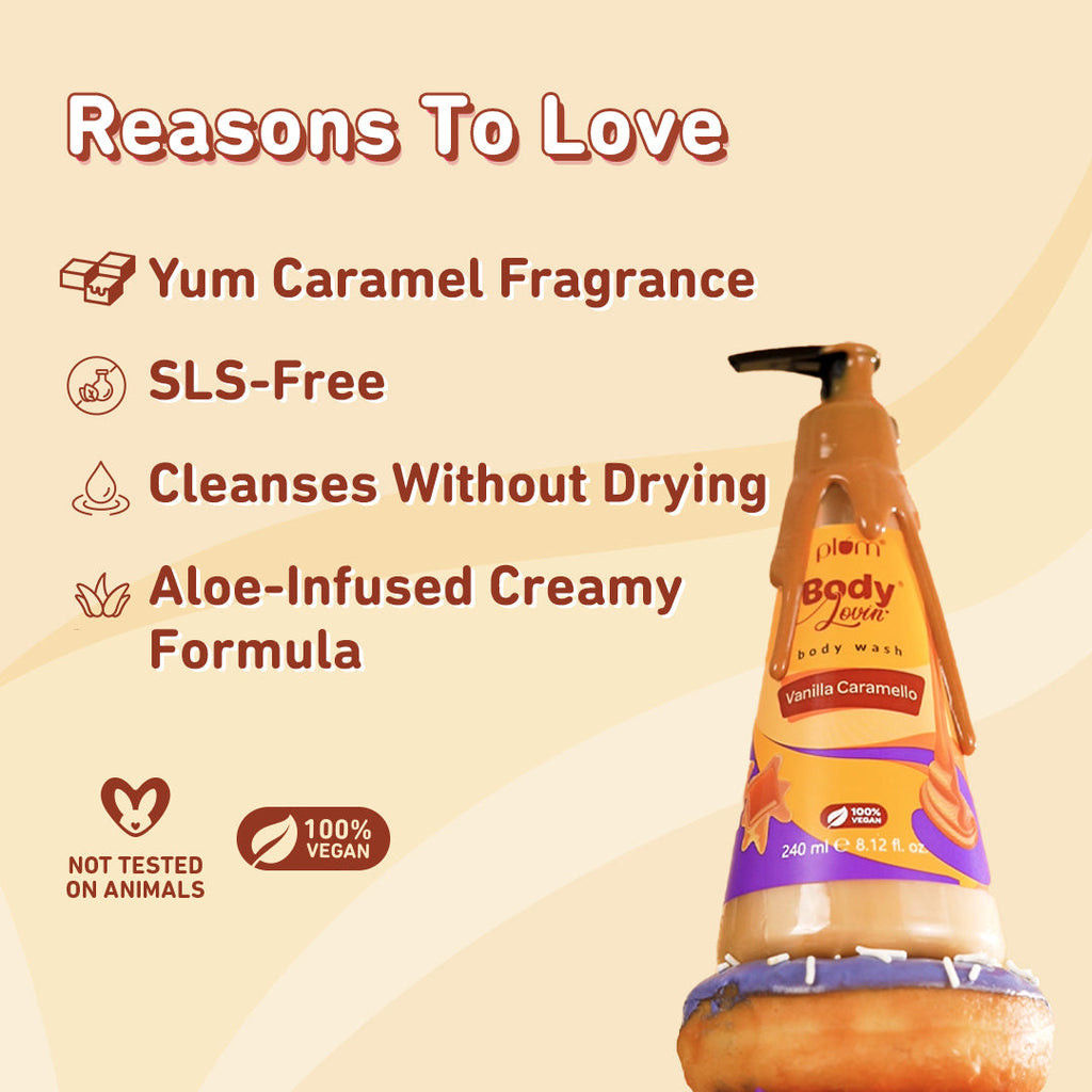 Plum Vanilla Caramello Body Wash by Plum Body Lovin'