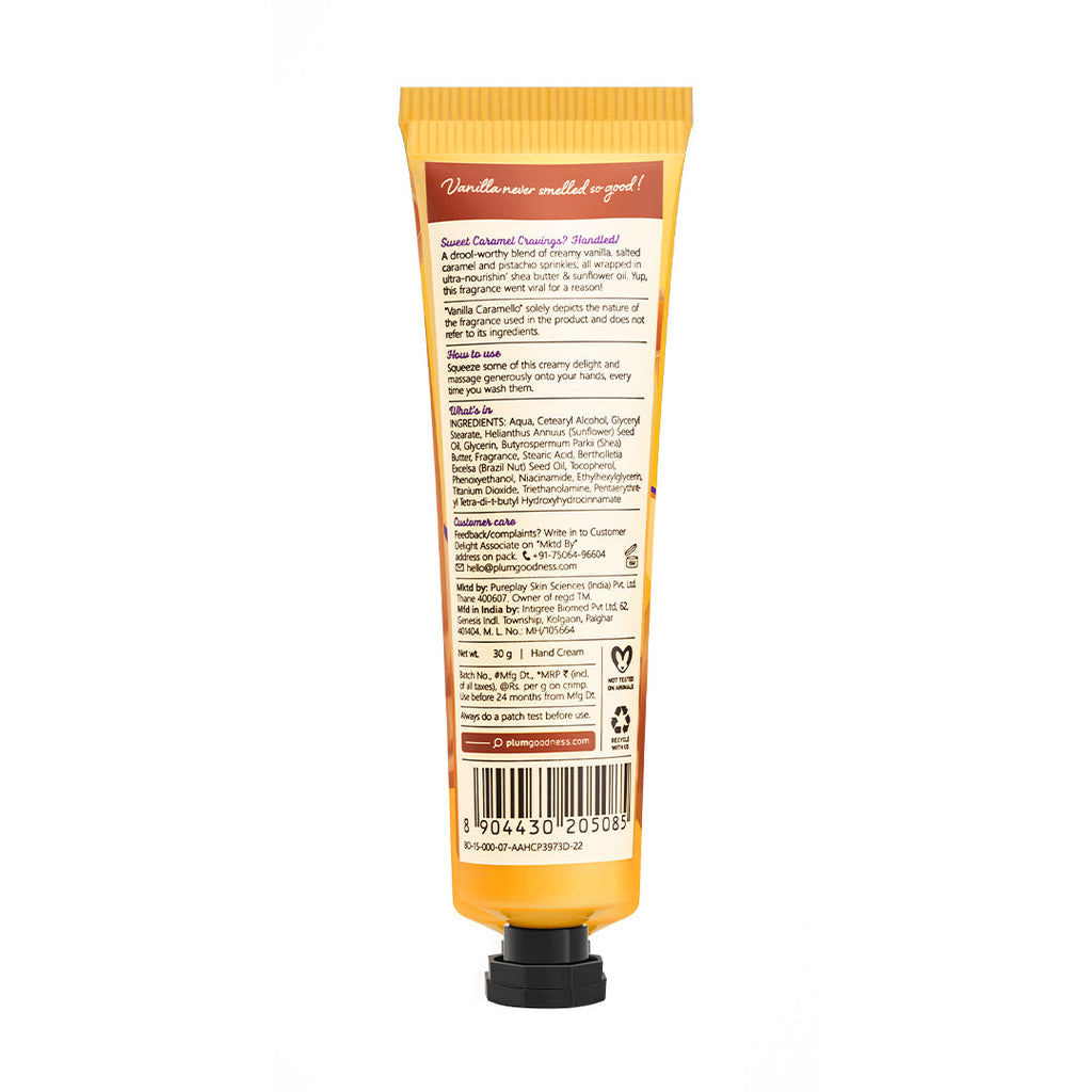 Plum Vanilla Caramello Hand Cream by Plum Body Lovin' (Copy) - Slash