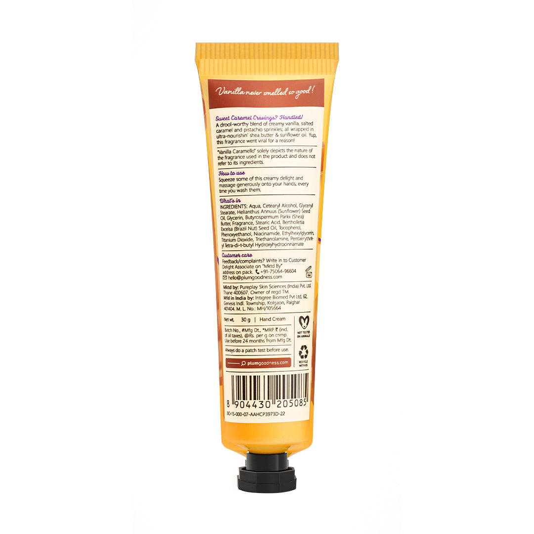 Plum Vanilla Caramello Hand Cream by Plum Body Lovin' (Copy) - Slash
