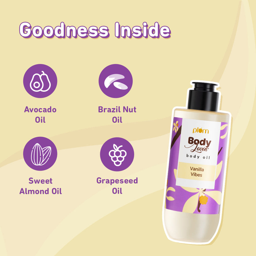 Plum Vanilla Vibes Body Oil by Plum BodyLovin'
