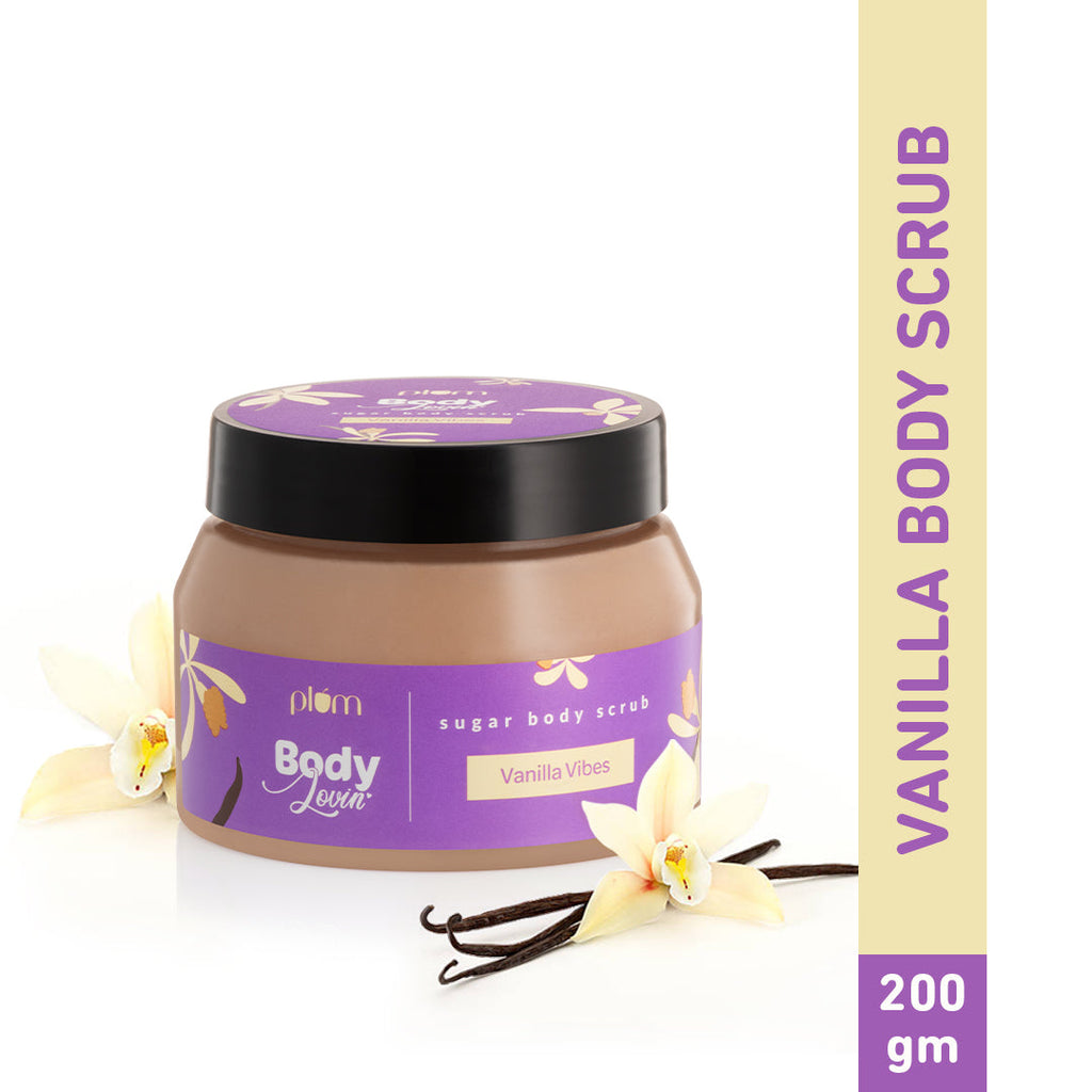 Plum Vanilla Vibes Sugar Body Scrub by Plum BodyLovin'