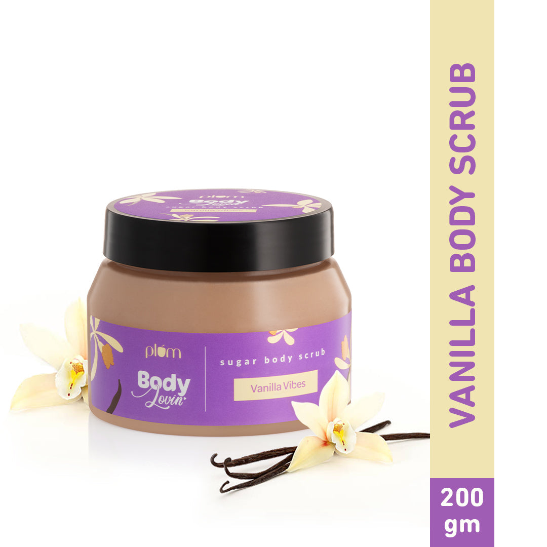 Plum Vanilla Vibes Sugar Body Scrub by Plum BodyLovin'