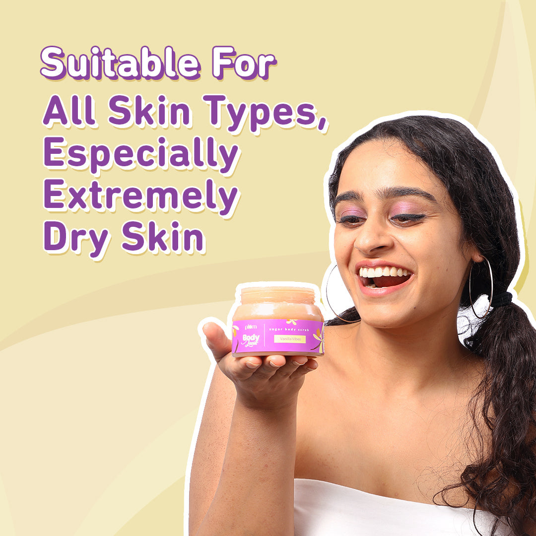 Plum Vanilla Vibes Sugar Body Scrub by Plum BodyLovin'