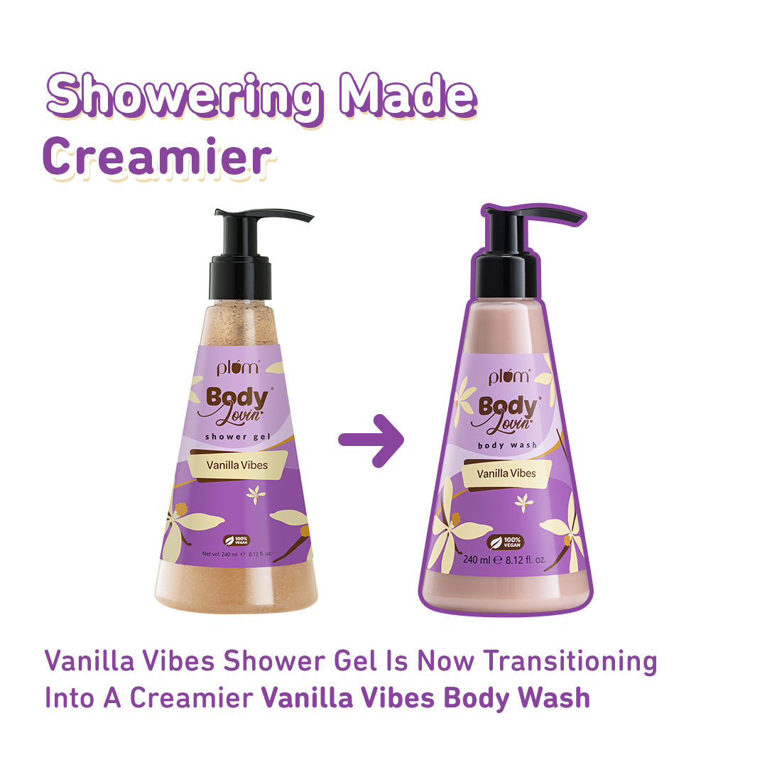 Plum Vanilla Vibes Body Wash by Plum BodyLovin'