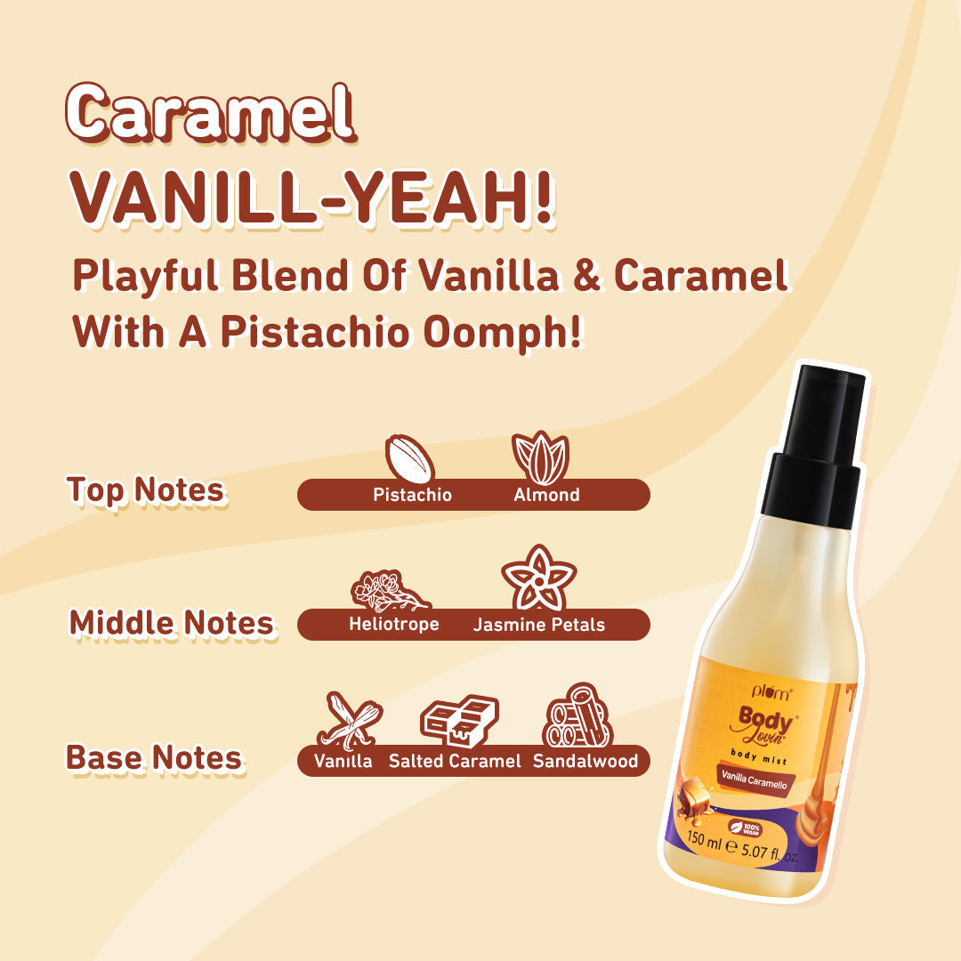 Plum Vanilla Caramello Body Mist by Plum BodyLovin'