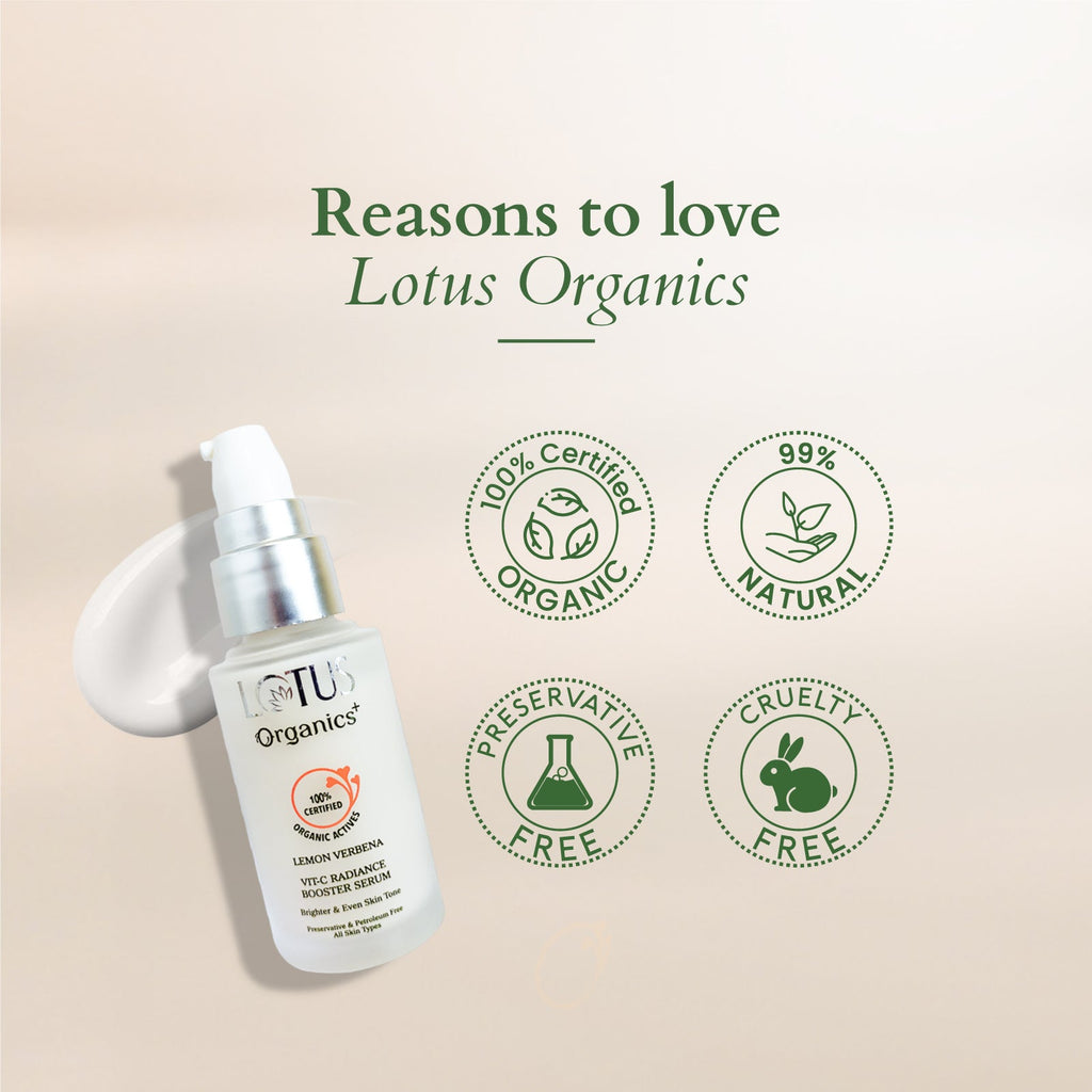 Lotus Organics+ Vitamin-C Radiance Booster Serum