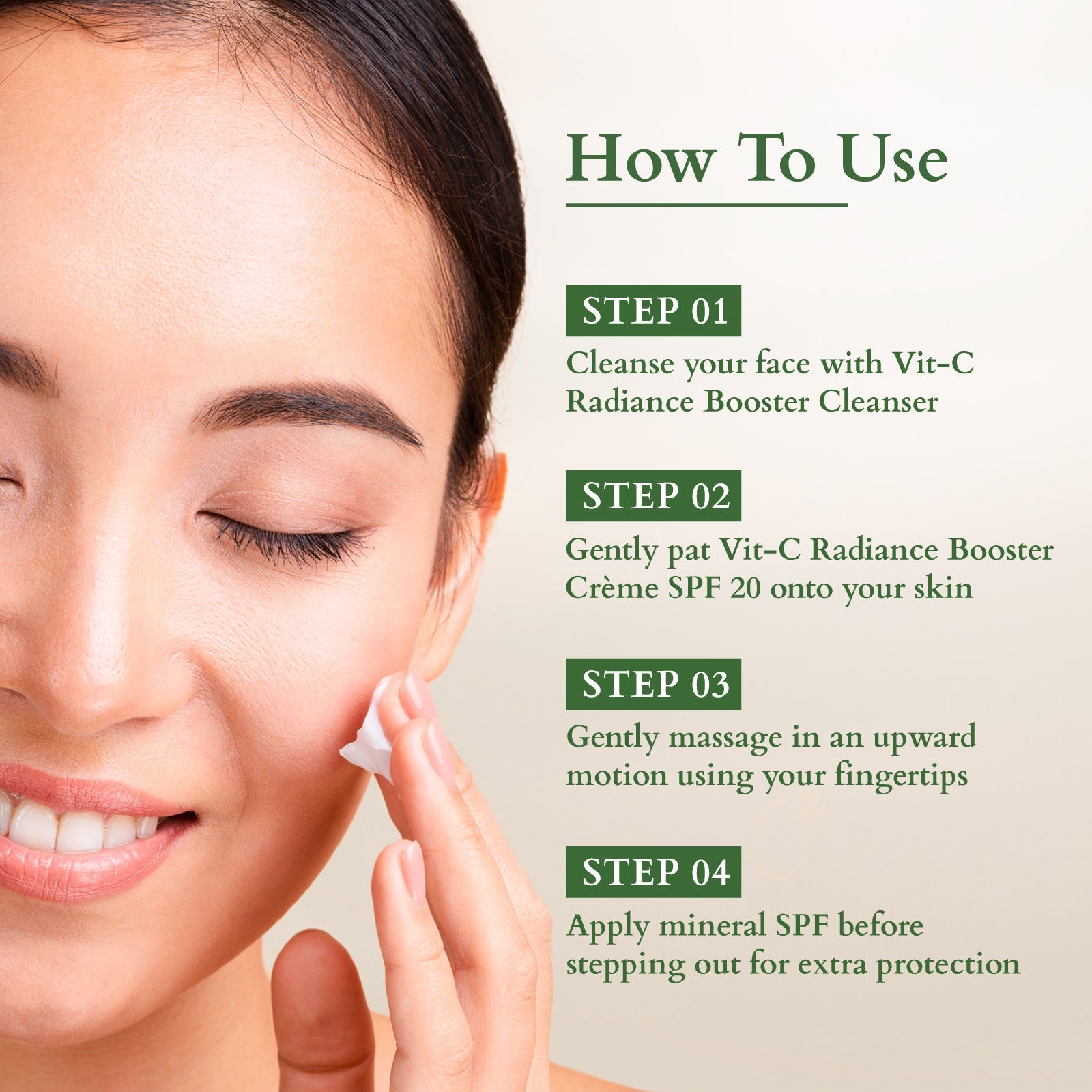 Lotus Organics+ Vitamin-C Radiance Booster cream