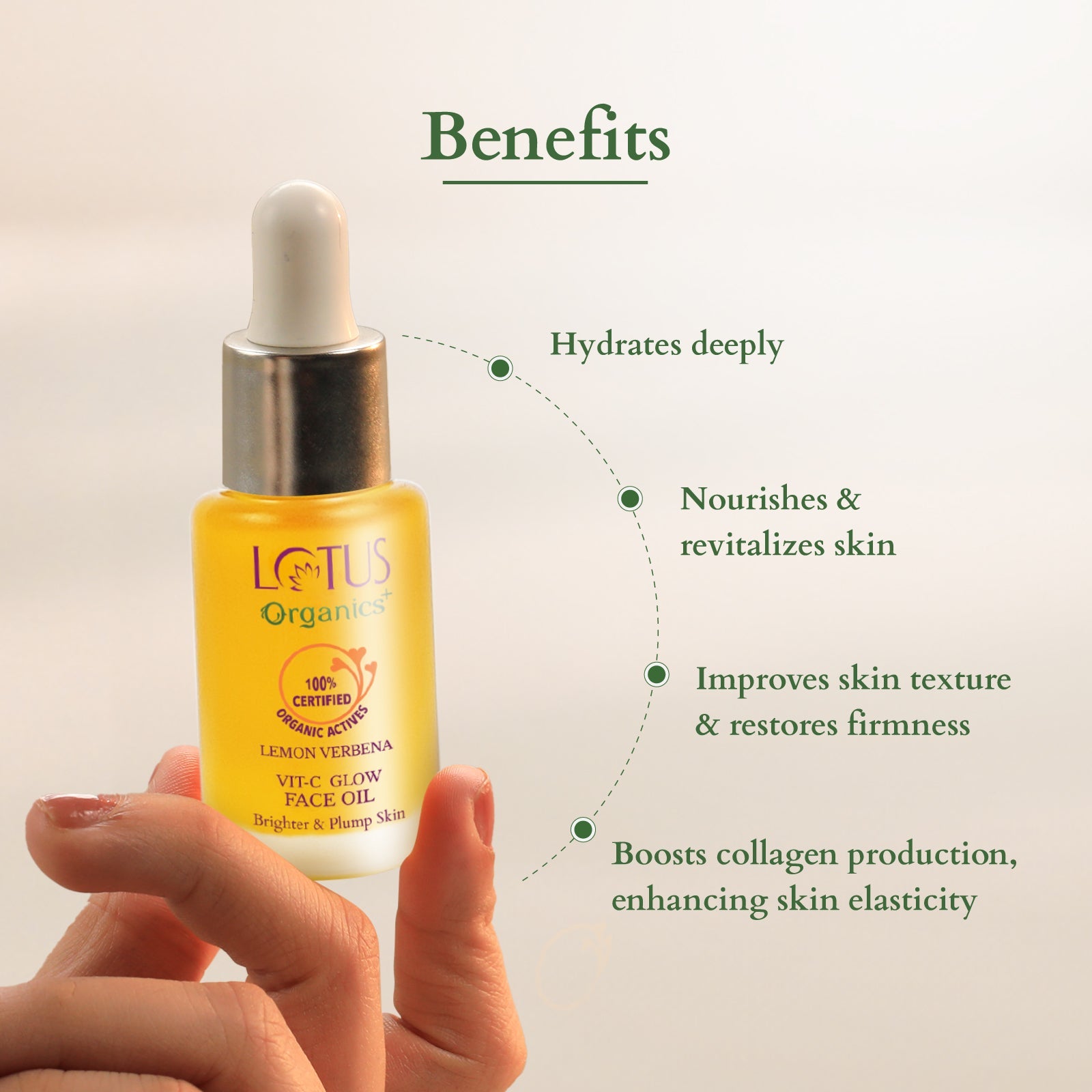Lotus Organics+ Vitamin-C Glow Face Oil