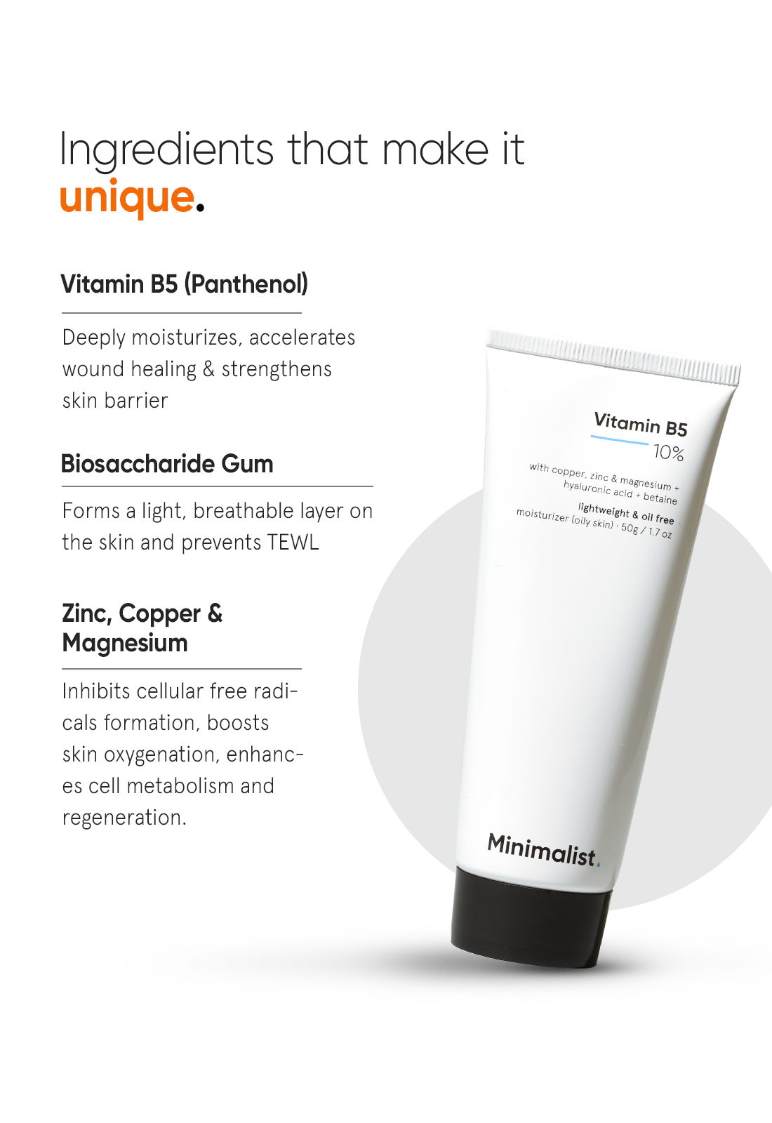 Minimalist Vitamin B5 10% Moisturizer