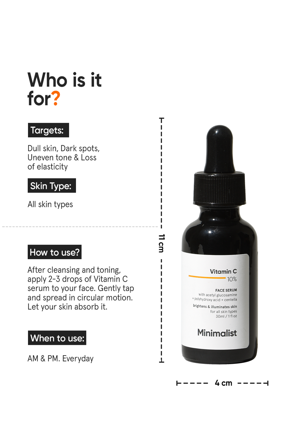 Minimalist Vitamin C 10% Face Serum