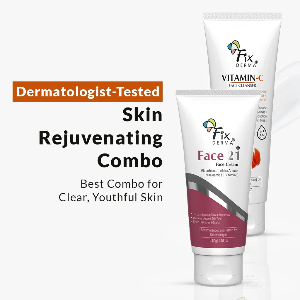 Fixderma Vitamin C Face Wash and Face 21 Cream Combo