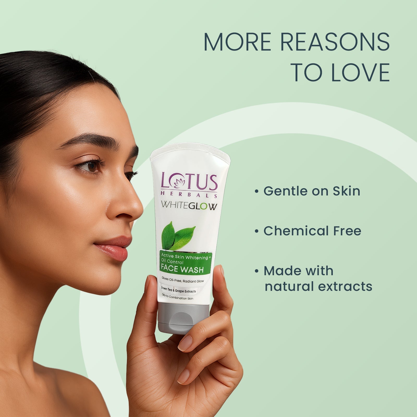 Lotus WhiteGlow Skin Brightening + Oil Control Facewash