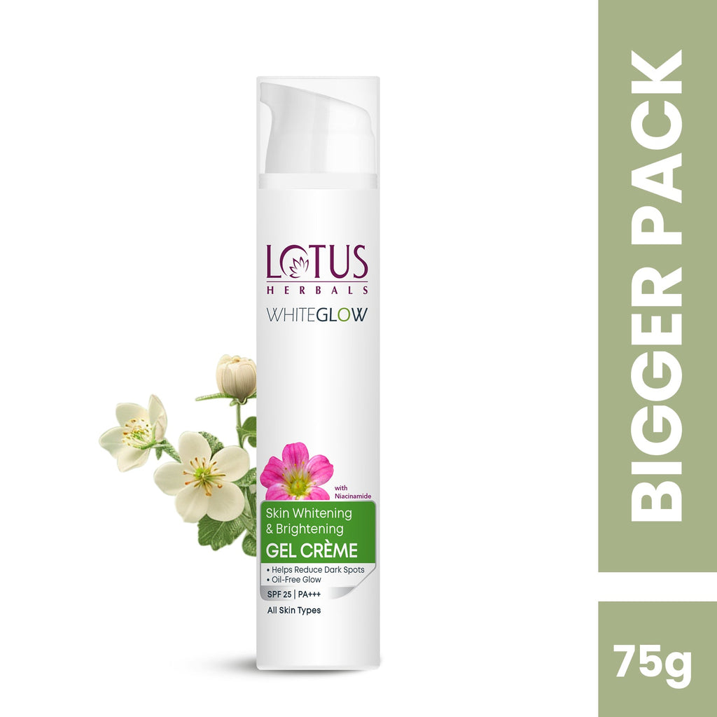 Lotus WhiteGlow Skin brightening Gel Creme SPF 25 PA+++ | 75g