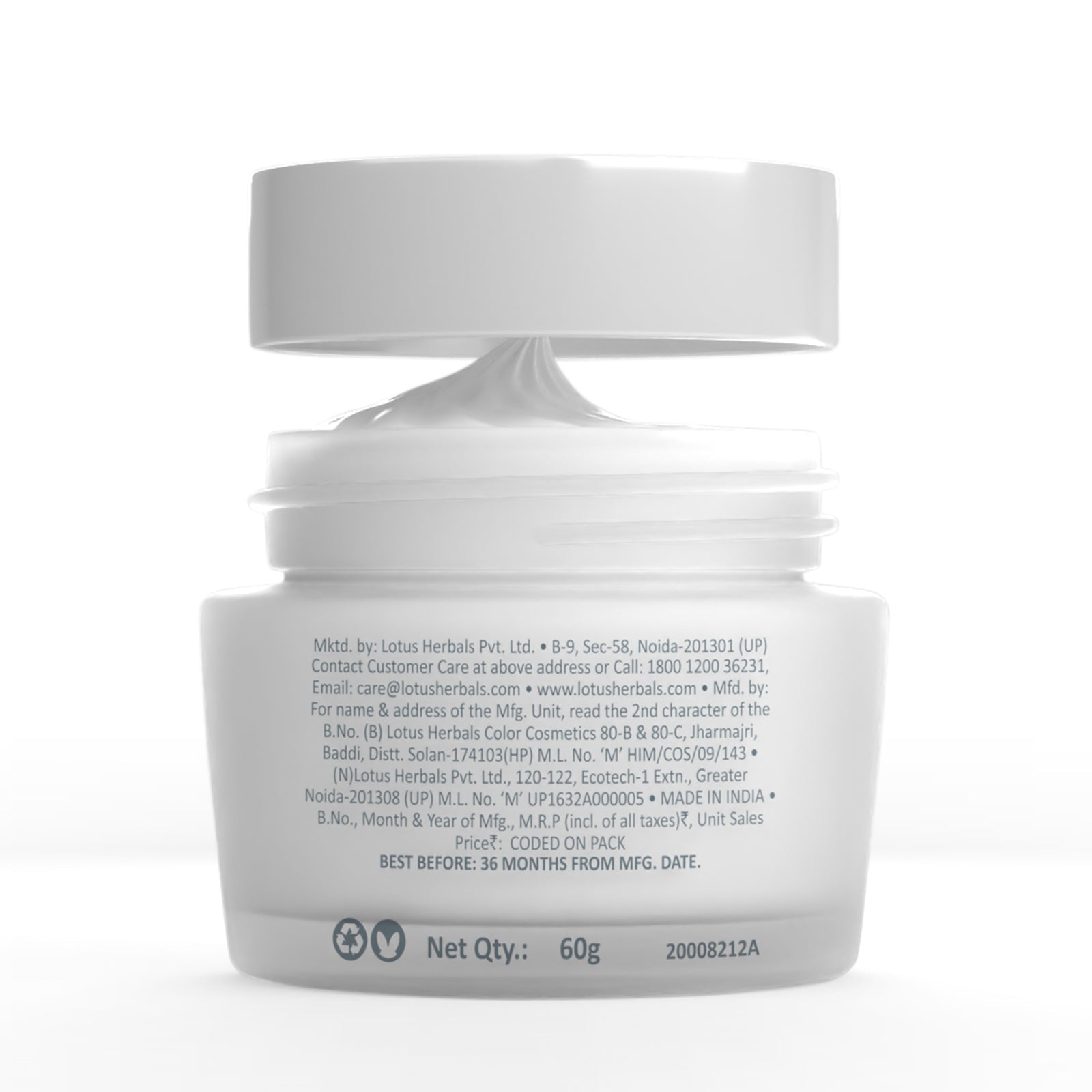 Lotus WhiteGlow Skin Brightening Deep Moisturising Cream SPF 20 PA+++