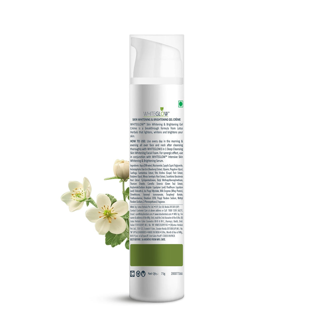 Lotus WhiteGlow Skin brightening Gel Creme SPF 25 PA+++ | 75g