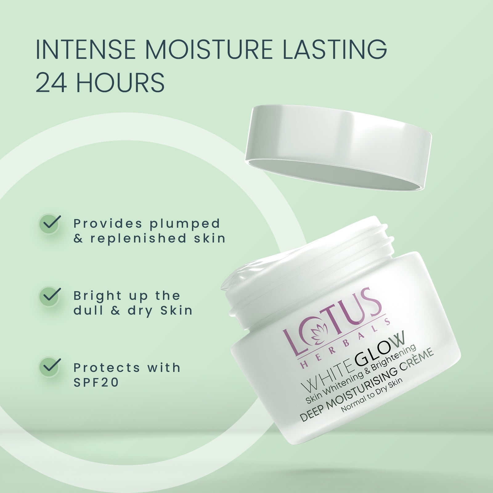 Lotus WhiteGlow Skin Brightening Deep Moisturising Cream SPF 20 PA+++
