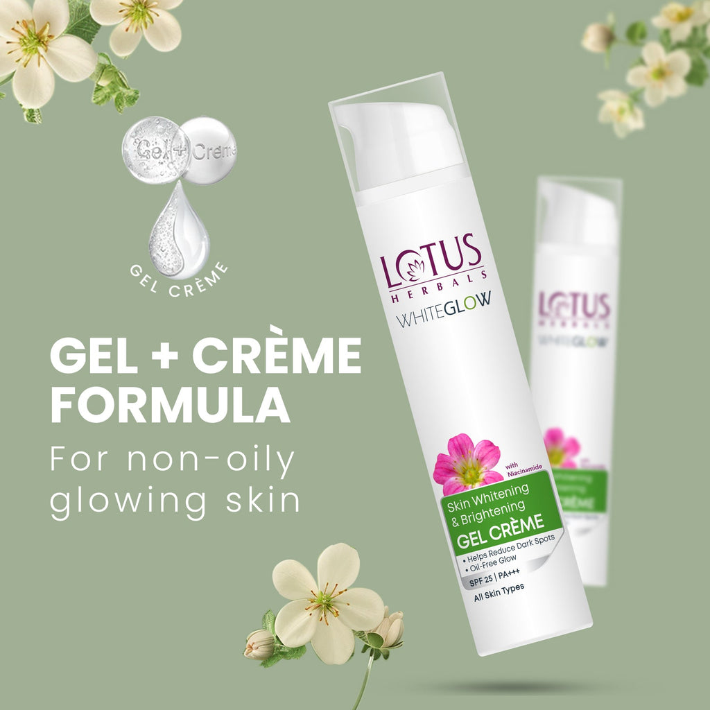 Lotus WhiteGlow Skin brightening Gel Creme SPF 25 PA+++ | 75g