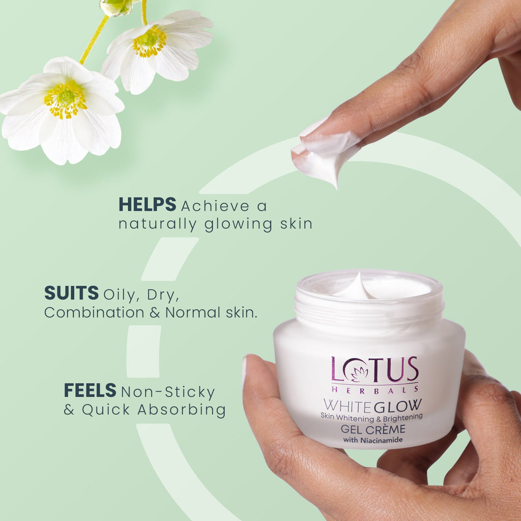 Lotus WhiteGlow Skin brightening Gel Creme SPF 25 PA+++ | 60g