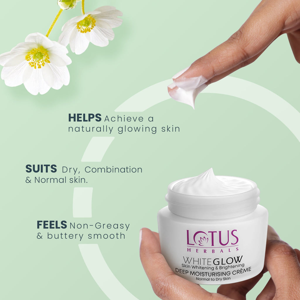 Lotus WhiteGlow Skin Brightening Deep Moisturising Cream SPF 20 PA+++