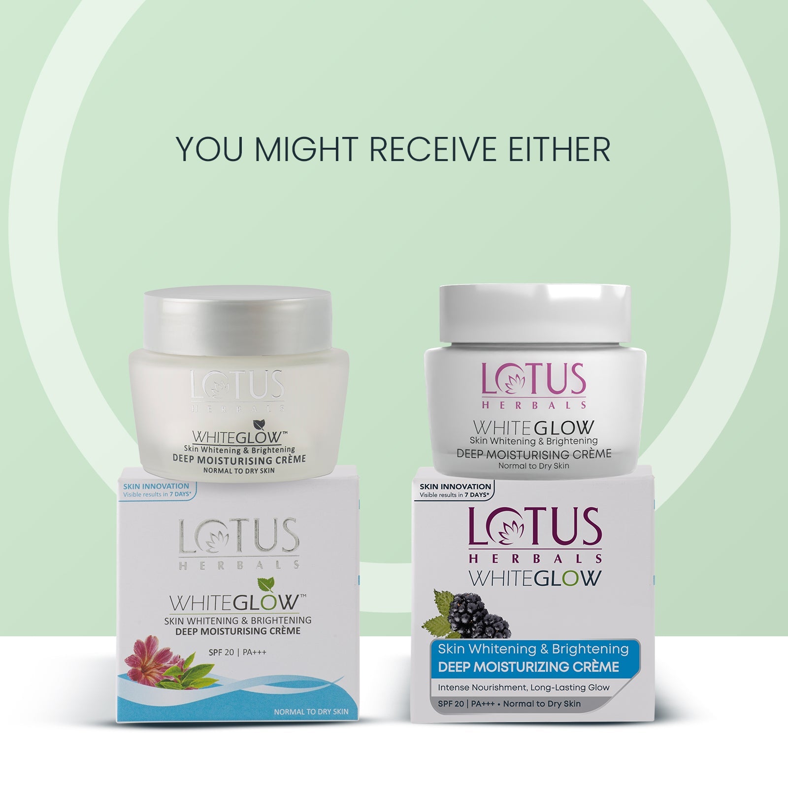 Lotus WhiteGlow Skin Brightening Deep Moisturising Cream SPF 20 PA+++
