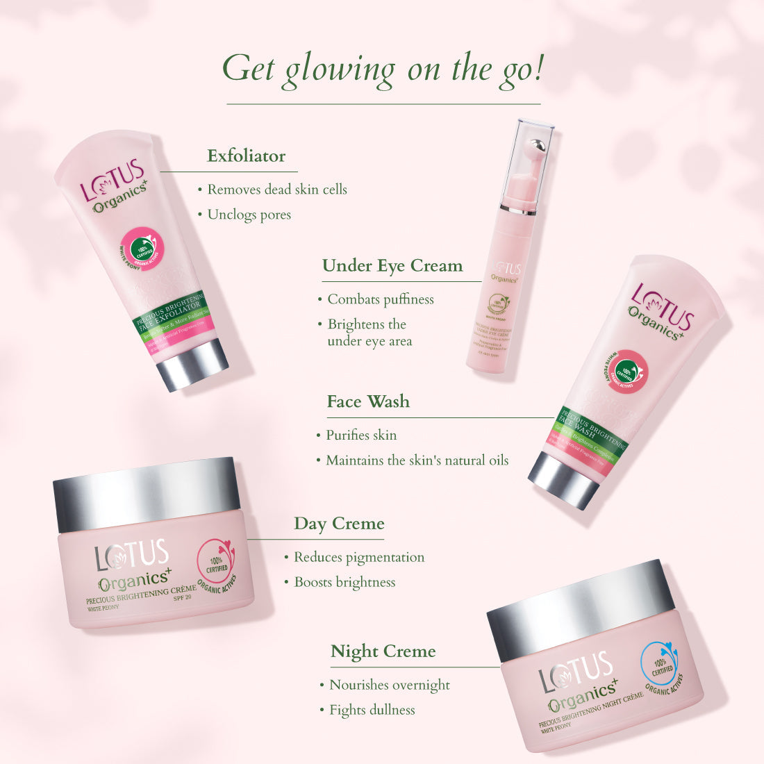 Lotus Skin Brightening On the Go Glow Combo Pack