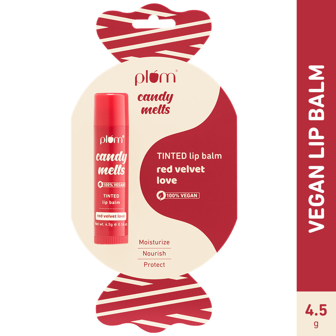 Plum Candy Melts Red Velvet Love Tinted Lip Balm