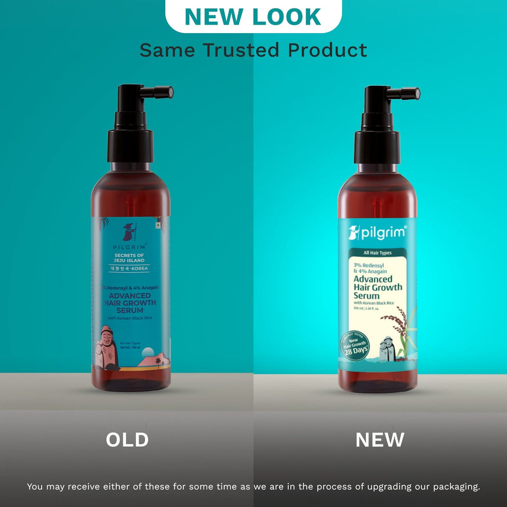 Pilgrim 3% Redensyl 4% Anagain Advanced Hair Growth Serum