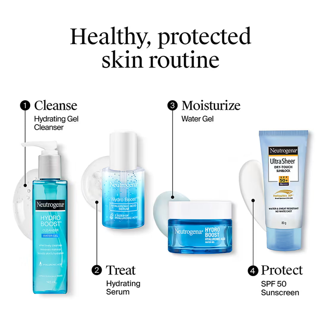 Neutrogena Hydro Boost Hyaluronic Acid Water Gel Light Face Moisturizer For Normal, Dry & Oily Skin (50g)